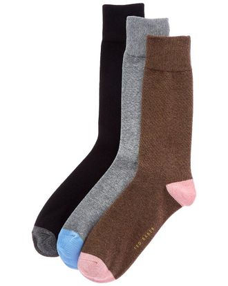 Ted Baker 3Pk Dress Socks