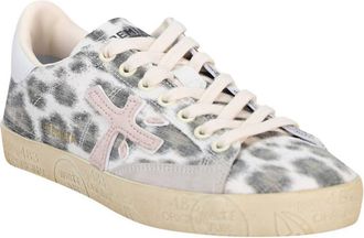 Premiata Womens Stevend 7272 Accents Sneaker In Beige