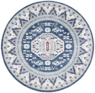 Safavieh Alfombra azul/beige 201 x 201 cm