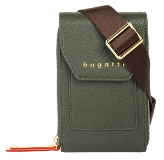 Bugatti Abendtasche BUGATTI ELLA, Damen, Gr. B/H/T: 11cm x 17cm x 4cm onesize, gr&uuml;n, Kunstfaser, leicht gl&auml;nzend, unifarben, Taschen Abendtasche