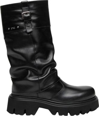 Nero Giardini Stivale Biker Sauvage - - Shoes - Donna - Nero - 39 EU