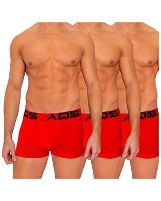 AQS Dnu Aqs Pack Of 3 Short Cut Sport Briefs