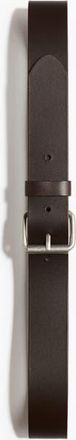 H&M Leather Belt in Dark Brown at Nordstrom, Size X-Large