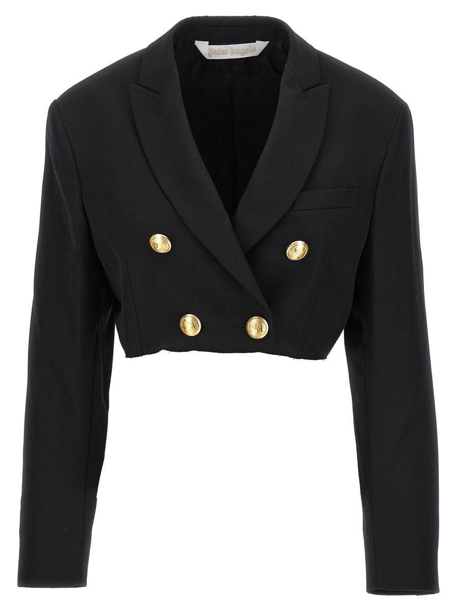 ジャケット Palm Angels Mud Cotton Blend Blazer Cotton Mud Blend Palm Angels ジャケット Blazer