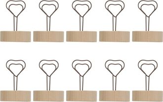 OEM Soporte Para Tarjetas Fotogr&aacute;ficas De Dise&ntilde;o Retro, Portanotas, Soporte Para Letreros De Madera, Clip En Forma De Coraz&oacute;n, Soporte Para Notas Adhesiva