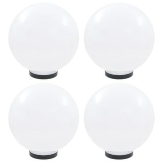 vidaXL Vidaxl - L&aacute;mparas De Bola Led 4 Unidades Esf&eacute;ricas Pmma 30 Cm