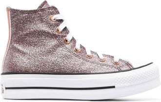 Converse Chuck Taylor platform sneakers - women - Rubber/Glitter/Fabric - 5 - Pink