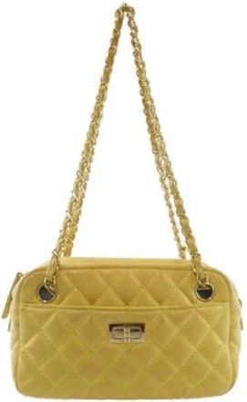 Chanel Borsa a spalla Pre-owned in pelle di agnello - - Pre-owned - Donna - Beige - ONE SIZE