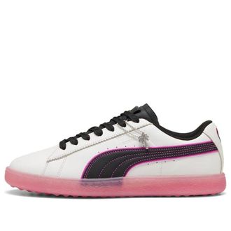 Puma x PALM TREE CREW Suede G Golf White Glowing Pink 313766-01