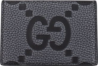 Gucci Jumbo Herrens Dokumentenhalter aus grauem/schwarzem Leder