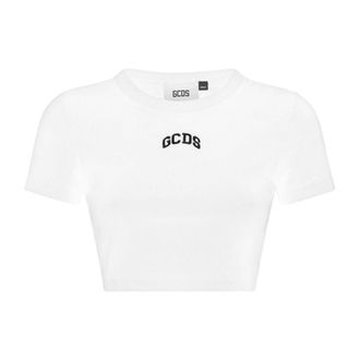 GCDS Gcds, Donna, Top, Bianco, L, new