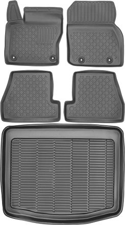 OEM Juego De Alfombrillas Para Coche Y Maletero Para Ford Focus Iii Hatchback (2010-2018)