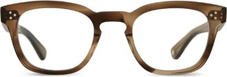 Garrett Leight Occhiali squadrati Regent - Marrone