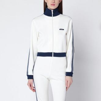 Prada Ivory technical fabric sweatshirt