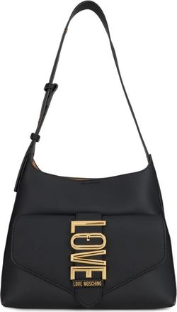 Love Moschino Gewatteerde Schoudertas - Dames - Schoudertassen - Zwart - ONE Size - Polyester - Tassen