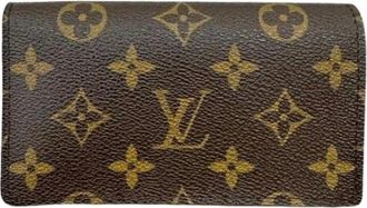 Louis Vuitton Portafoglio Bi-fold Monogram Pre-owned - - Pre-owned - Donna - Marrone - ONE SIZE