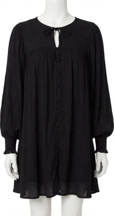 Z Supply Luca Mini Dress In Black