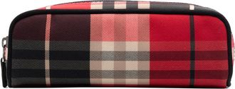 Burberry Pre-owned Burberry Exploded Check Canvas Pouch Ladies IZE4M26YUAG7TAPH