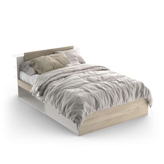 Demeyere Calicosy - Cama De 140x190/200 Cm Con 2 Cajones Y 2 Estantes - L144,7 Cm