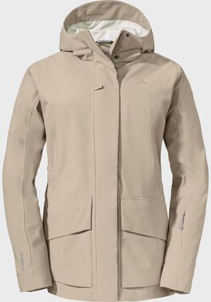 Sch&ouml;ffel Outdoorjacke SCH&Ouml;FFEL Jacket Geneva L, Damen, Gr. 38, braun (4160, braun), Oberstoff : 100% Polyester (Membran: Polyurethan) Futter : 100% Polyester F