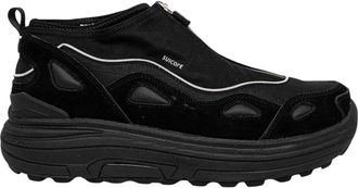 Suicoke Akk-Zip - Heren - Sneakers - Zwart - 46 EU - Leer - Schoenen