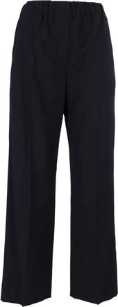 Max Mara Hateley Lange Broek - Dames - Broeken - Blauw - Maat: XL Zijde