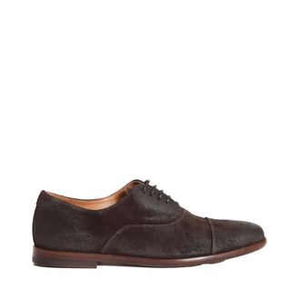 Doucal's Brown Suede Laced Derby Shoes - male - Doucals - Laced Shoes - Brown - 8 1/2 UK - Shoes