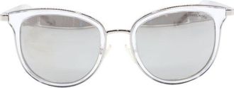 Michael Kors Pre-owned Womens Adrianna MK 1010 Sunglasses in Silver Stainless Steel Stainless Steel (archived) - One Size