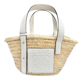 Loewe Pre-owned Basket Handbag - Dames - Pre-owned - Beige - Maat: ONE Size Leer