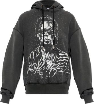 Off-white Felpa con cappuccio - - Sweatshirts & Hoodies - Donna - Grigio - L