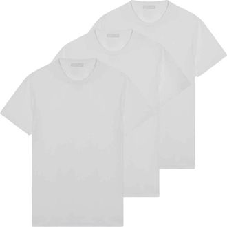 Prada Hombre, Camisetas, Blanco, Talla: M
