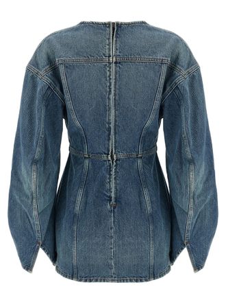 Haikure Denim Mini Dress - Blue