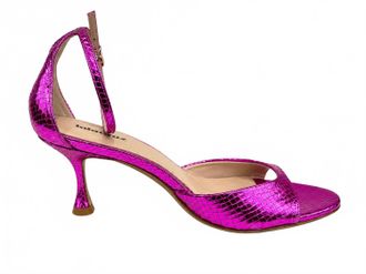 Lola Cruz Womens Bonita Open Toe Heel In Purple
