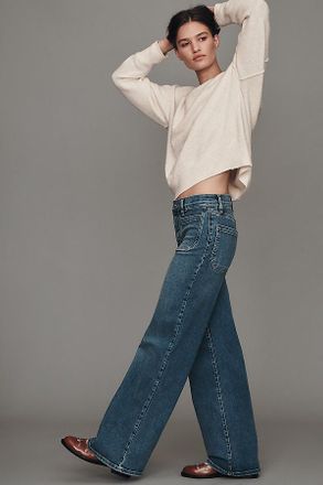 Frame Denim Le Slim Palazzo High-Rise Wide-Leg Jeans