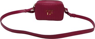 Tom Ford Quilted Camera Bag in Pink Leather