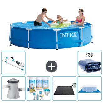 Intex Piscina Con Estructura Redonda - 305x76 Cm - 8-piezas S20459
