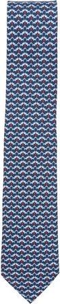 Ferragamo Tie 351389 - Heren - Stropdassen - Blauw - ONE Size - Accessoires