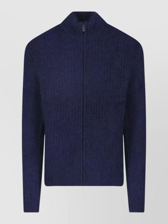 Aspesi mohair wool crewneck lightweight jacket