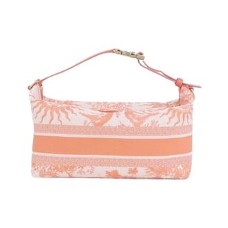 Dior Pre-owned Toile DE Jouy Soleil Nomad Technical Canvas Pouch - Dames - Pre-owned - Oranje - Maat: ONE Size