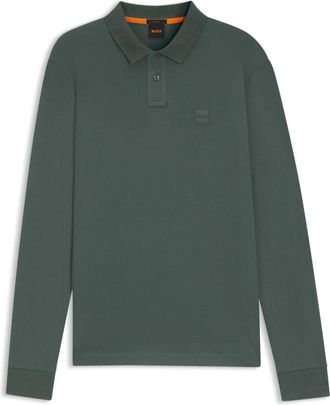HUGO BOSS Passerby Polo Shirt - Heren - Polos - Groen - 4XL - Katoen - Tops