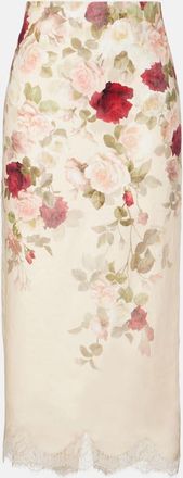 Zimmermann Gonna a tubino Hypnotic in lino