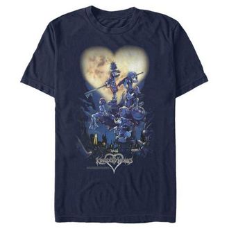 Kingdom Hearts Mens Kingdom Hearts 1 Box Art Graphic T-Shirt in Navy Blue at Nordstrom, Size Xxx-Large