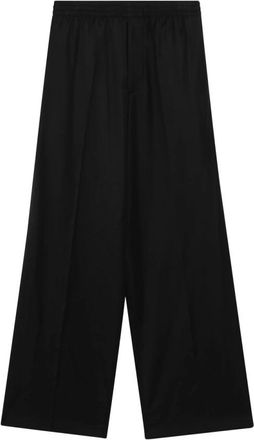 Balenciaga Dames, Broeken, Zwart, Maat: XS Wol