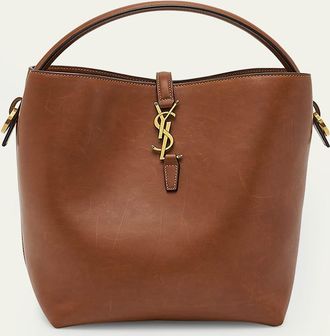 Saint Laurent Le 37 YSL Bucket Bag in Smooth Leather