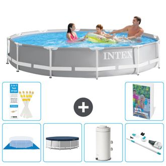 Intex Piscina Prism Frame Redonda - 366x76 Cm - 7-piezas S114