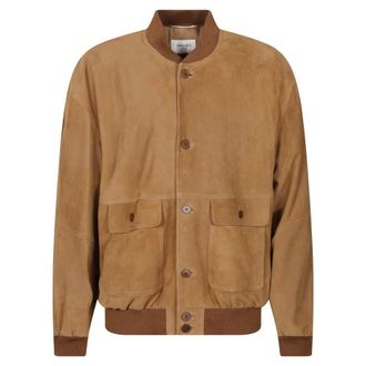 Saint Laurent Jassen, Heren, Bruin, L, Su&egrave;de, Bomberjack van su&egrave;de