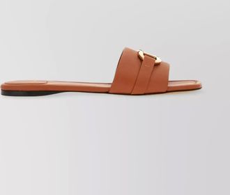 Ferragamo slide sandals with gancio buckle detail