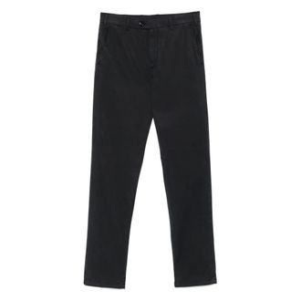 Canali Heren, Broeken, Blauw, Maat: M Katoen