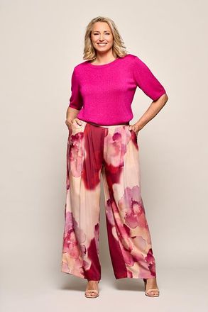 Mart Visser Corby Print Broek Roze Maxi