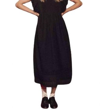 The Great. Trellis Dress In Black